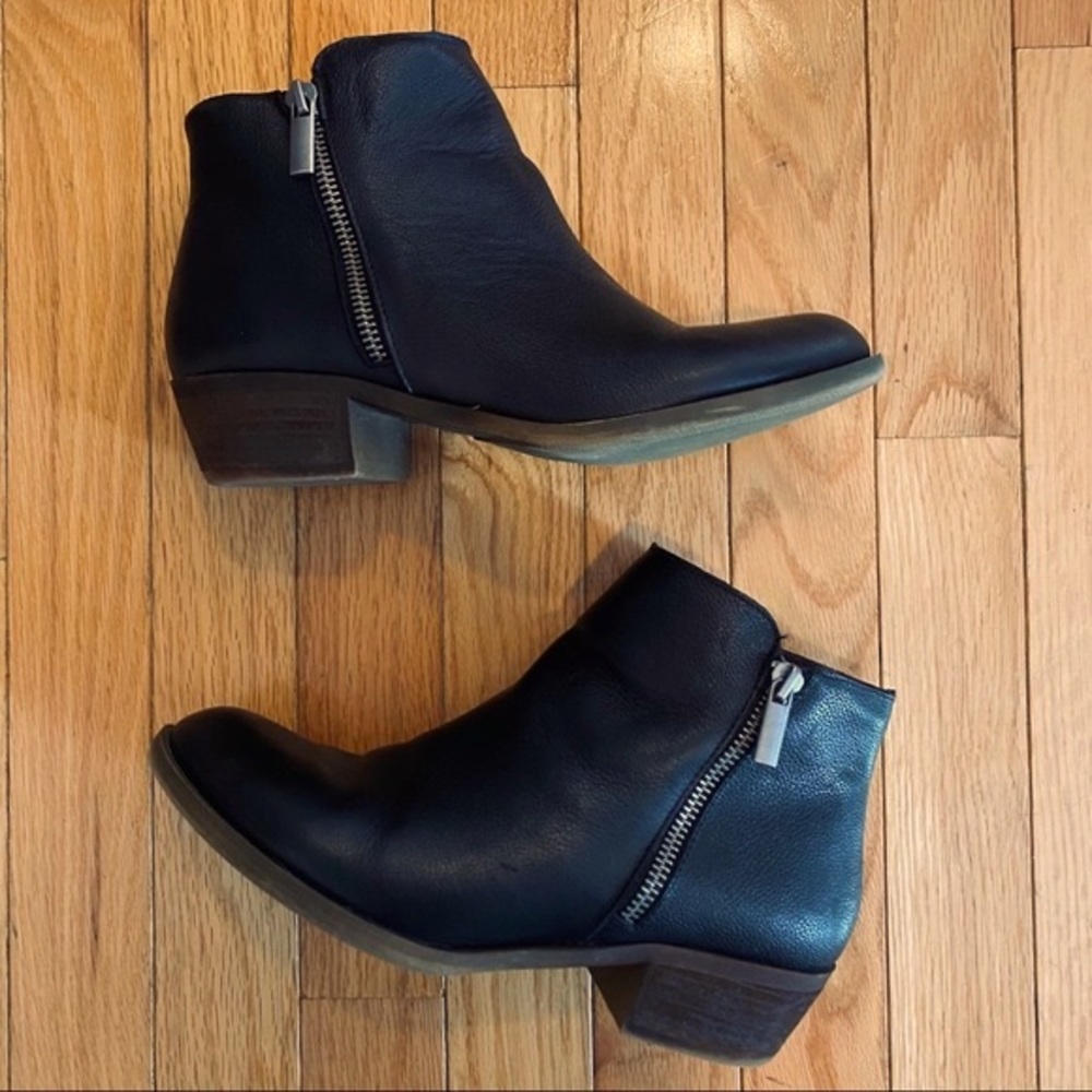 Kensie Ghita black leather ankle boot